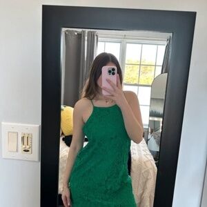 Green Bershka Mini Dress, Size M